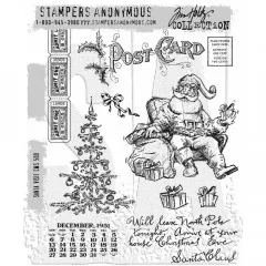 Cling Stamps by Tim Holtz - Santa Visit