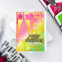 Hero Art 6x6 Stencil - Holiday Assortment