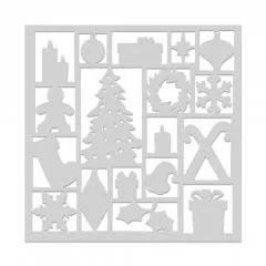 Hero Art 6x6 Stencil - Holiday Assortment