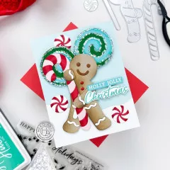 Hero Arts Fancy Dies - Peeking Gingerbread Man