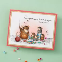 Cling Stamps - House Mouse - Sew Sweet, Sweet Moments