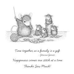 Cling Stamps - House Mouse - Sew Sweet, Sweet Moments