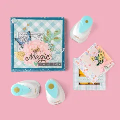 We R Makers - Hinge Punch Set - White/Blue