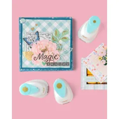 We R Makers - Hinge Punch Set - White/Blue