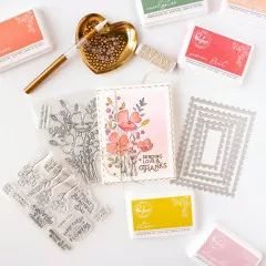 Pinkfresh Studio Die Set - Nested Rectangles Postage Edge