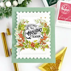 Pinkfresh Studio Die Set - Nested Rectangles Postage Edge