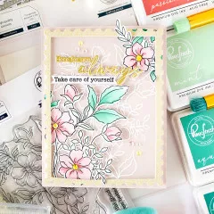 Pinkfresh Studio Die Set - Nested Rectangles Postage Edge