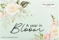 Lisa Horton Crafts - Limited Edition Embossing Folders -A Year In Bloom - 2025