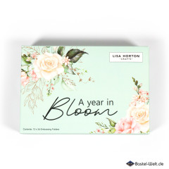 Lisa Horton Crafts - Limited Edition Embossing Folders -A Year In Bloom - 2025