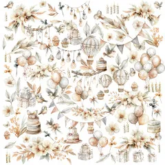 49 and Market - Little Celebrations - Elements - Laser Cut Outs