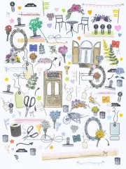 49 and Market - The Flower Emporium - Elements - Laser Cut Outs