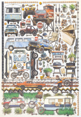 49 and Market - Rust & Revs 2.0 - Elements - Laser Cut Outs