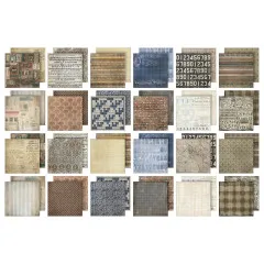 Tim Holtz Paper Stash 2025 Vault Release 8X8 - Dapper