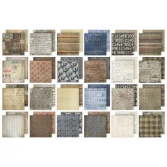 Tim Holtz Paper Stash 2025 Vault Release 12X12 - Dapper