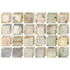 Tim Holtz Paper Stash 2025 Vault Release 12X12 - Memoranda