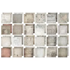 Tim Holtz Paper Stash 2025 Vault Release 8X8 - French Industrial