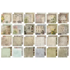 Tim Holtz Paper Stash 2025 Vault Release 12X12 - Wallflower