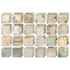 Tim Holtz Paper Stash 2025 Vault Release 8X8 - Memoranda