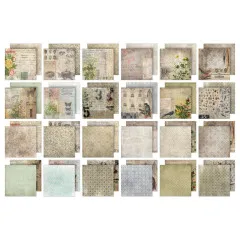 Tim Holtz Paper Stash 2025 Vault Release 8X8 - Wallflower