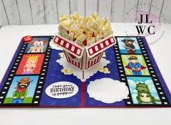 Karen Burniston - Clear Stamps - Popcorn Phrases