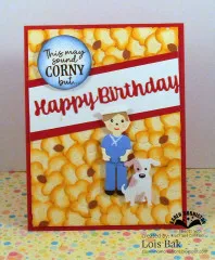 Karen Burniston - Clear Stamps - Popcorn Phrases