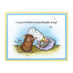 Cling Stamps - House Mouse - Bundle Of Joy