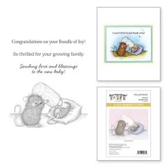 Cling Stamps - House Mouse - Bundle Of Joy