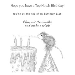 Cling Stamps - House Mouse - Top Notch Birthday