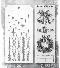 Tim Holtz Mixed-Media Stamps & Stencil - Set #77 - Department Store