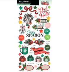49 And Market - Cardstock Stickers - Mistletoe And Memories