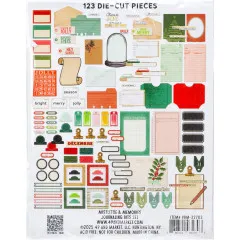 49 and Market - Mistletoe And Memories - Die-Cuts Elements - Journaling