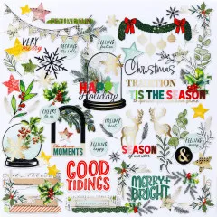 49 And Market - Foiled Die-Cuts - Mistletoe And Memories