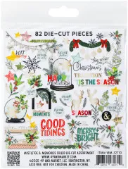 49 And Market - Foiled Die-Cuts - Mistletoe And Memories