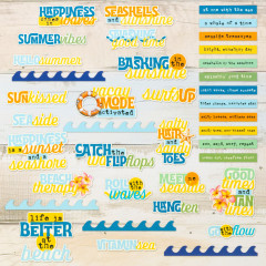 Chipboard Set - Beach Vibes
