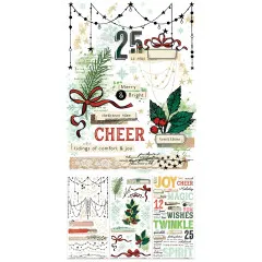 49 And Market - 6x12 Rub-On Transfer - Mistletoe And Memories - Essentials