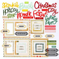 Chipboard Set - Basics - Mistletoe And Memories