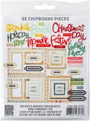 Chipboard Set - Basics - Mistletoe And Memories