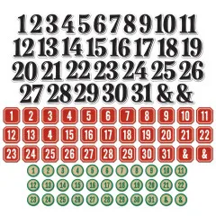 Chipboard Set - Bits - Mistletoe And Memories