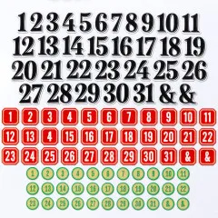 Chipboard Set - Bits - Mistletoe And Memories