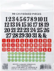 Chipboard Set - Bits - Mistletoe And Memories