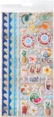 49 And Market - Puffy Stickers - Beach Vibes