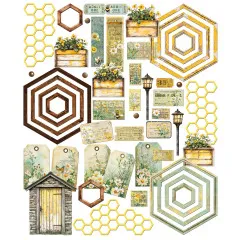 49 and Market - Botanical Buzz - Die-Cuts Elements