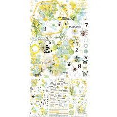 49 And Market - 6x12 Rub-On Transfer - Botanical Buzz