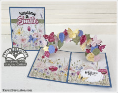 Karen Burniston - Clear Stamps - Rainbow Greetings