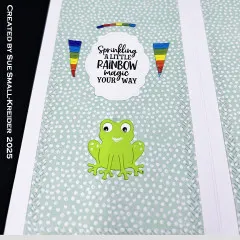 Karen Burniston - Clear Stamps - Rainbow Greetings