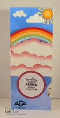 Karen Burniston - Clear Stamps - Rainbow Greetings