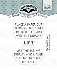 Karen Burniston Die - Display Helpers & Stamp