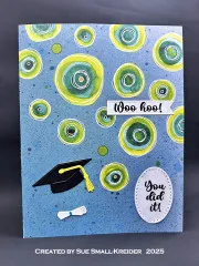 Karen Burniston - Clear Stamps - Grad Greetings