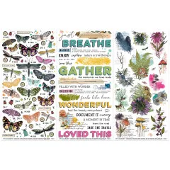 49 And Market - 6x12 Rub-On Transfer - Curiosities In Willow Grove - Essentials