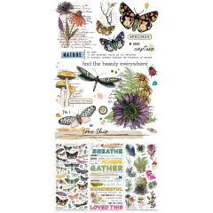 49 And Market - 6x12 Rub-On Transfer - Curiosities In Willow Grove - Essentials